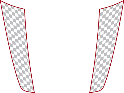 2022-2026 Maverick Hood Cowl Side Stripe Graphic Decals graphic design style 09 image.